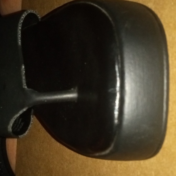 SINCERELY JULES Happiness Black Platform(1.5 in) Sandal Square Toe Size 8 NWOT. - Picture 5 of 8